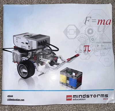 Lego Mindstorms EV3 45544 Manual Only Booklet Instruction Educational Robotics - Image 1 of 4