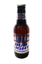 Large Jumbo Bud Light Bottle Plastic Cap Bar 14" Limited Edition with Cap Novelt