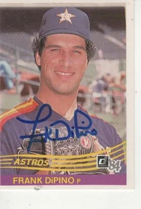 FRANK DIPINO SIGNED 1984 DONRUSS #502 - HOUSTON ASTROS - Imagen 1 de 1