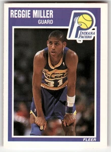 1989-90 Fleer Reggie Miller #65 Indiana Pacers - Bild 1 von 2