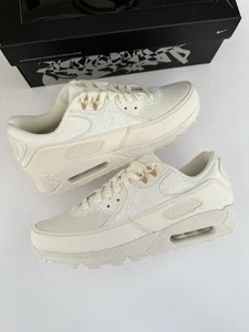 Nike Air Max 90 SP Slawn Sail White FD6492-100 UK 10 Brandneu Originalverpackt - Bild 1 von 5