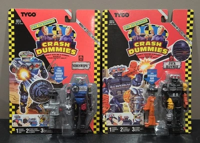 Set Of 2 Tyco Incredible Crash Dummies Sideswipe & Jack Hammer Action Figures - image 1 of 4