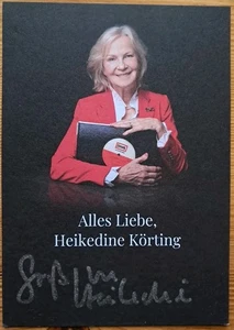 Heikedine Körting Orig Autogramm signiert Autorin Hörspiel TKKG drei ??? uvm- AK - Bild 1 von 1