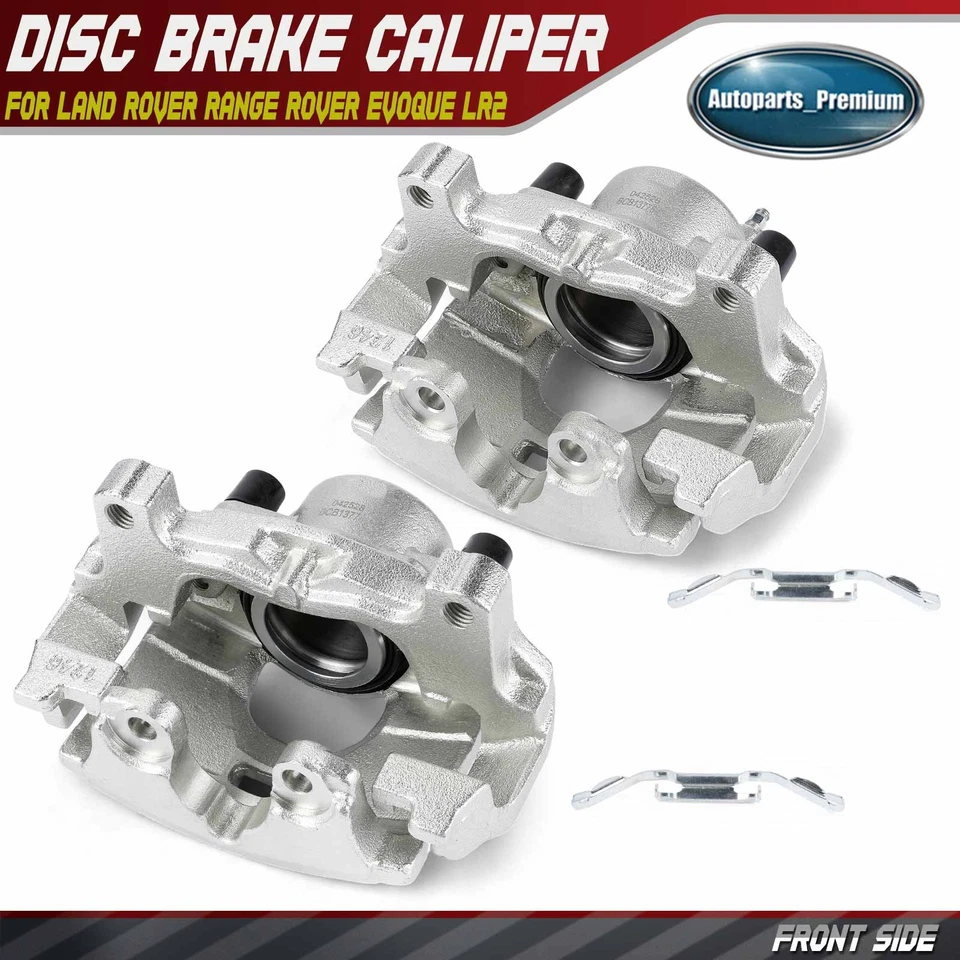 2x Pinza de freno delantera con soporte para Land Rover Range Rover Evoque LR2 Foto 1 de 4