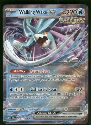 Walking Wake ex - 050/162 Double Rare Holo NM Pokemon SV05: Temporal Forces - Image 1 of 2