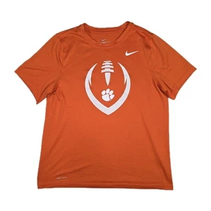 Nike DriFit Clemson Tigers Shorts Sleeve T Shirt Orange Boys XL - Picture 1 of 7