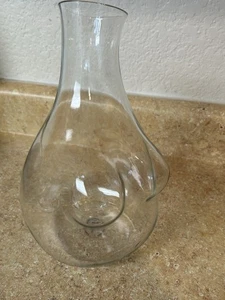 Anna Karlin Clear Boobs Decanter Female Body Vase 1.57 L. Dust Bag Blown Glass - Picture 1 of 13