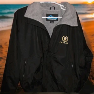 CAESARS CASINO ATLANTIC CITY MENS FULLZIP HEAVY JACKET SIZE MEDIUM-WORN 6 TIMES - Picture 1 of 3