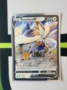 Stoutland V 117/163 Ultra Rare - 2021 Pokemon Kampfstile NM - Bild 1 von 1