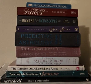 Lot of 10 Vintage Astrology Books - Imagen 1 de 1