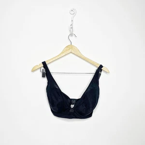 Reggiseno a tuffo ThirdLove 24/7 cotone nero Pima cotone classico rialzo donna 30G - Foto 1 di 5