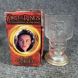 Burger King The Lord of the Rings the Fellowship of the Ring glass Goblet Arwen - Picture 1 of 4