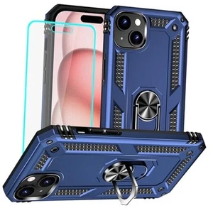 for iPhone 15 Case: iPhone 15 Phone Case with HD Screen Protector - Military - Picture 1 of 7