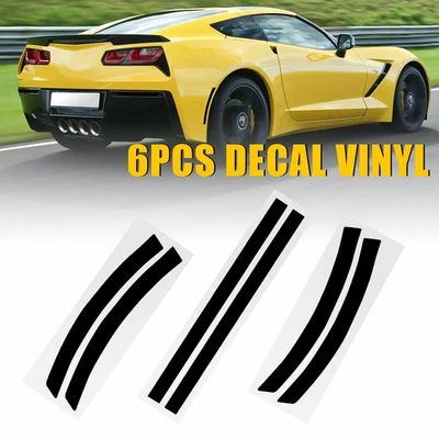Kit completo de apagón reflector superposición de vinilo para Chevrolet Corvette C7 2014-19 Foto 1 de 4