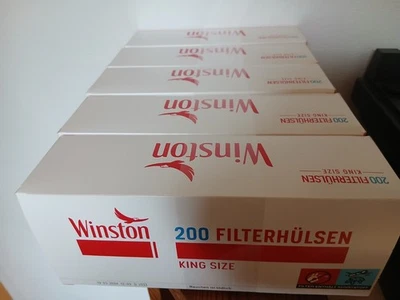 Winston King Size Filterhülsen, 50 x 200er Packung aus dem Hause GIZEH - Bild 1 von 2