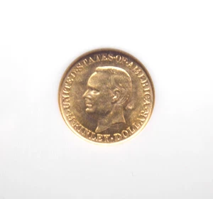 1917 $1 Commemorative *MCKINLEY* Gold Dollar NGC MS63 #001 Unc BU ECC&C, Inc. - Picture 1 of 5