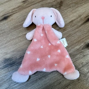 Manta de seguridad para bebé Lullaby Lane Pink Bunny Lovey Heart felpa conejo - Imagen 1 de 5