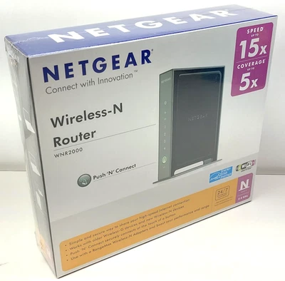 Netgear Wireless-N Router WNR2000 606449059151 - Image 1 of 4