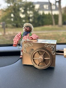 VINTAGE ~ Mecki deutscher Igel Orgelschleifer Spieluhr ~ funktioniert nicht - Bild 1 von 6