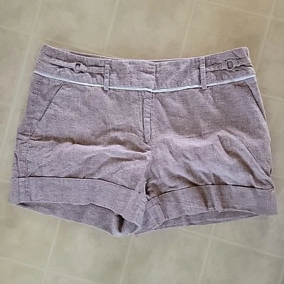 Pantalones cortos Saks Fifth Avenue 8 mezcla de lino Foto 1 de 3