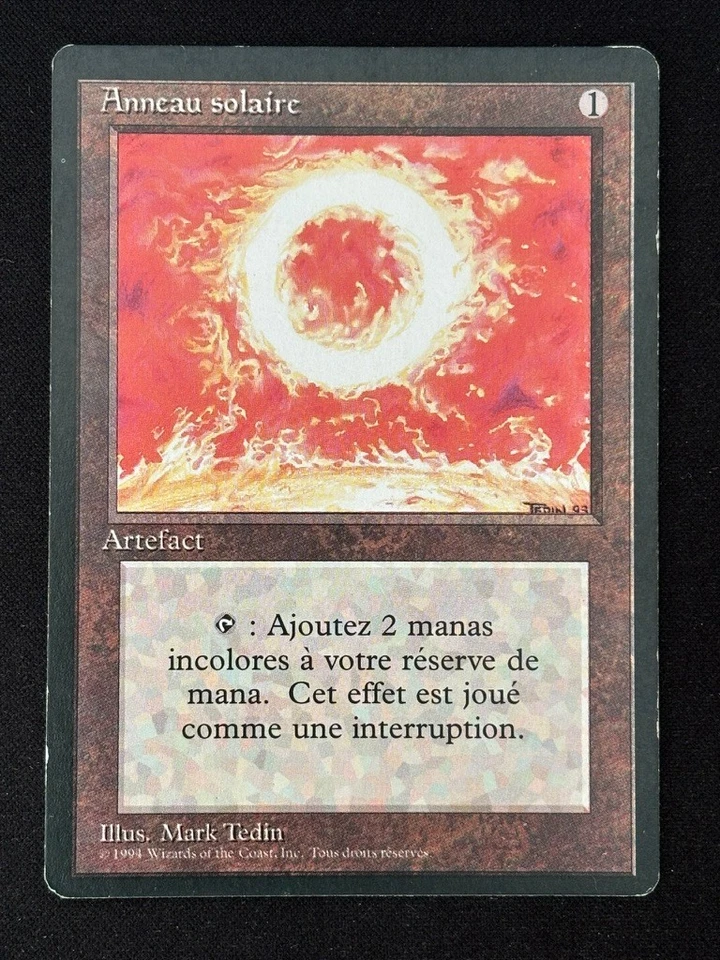 1x MTG Sol Ring - Revised Edition (Foreign Black Border) (Italian) - Magic - Image 1 of 2