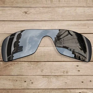hdhut POLARIZED Replacement Lenses for-Oakley Batwolf Sunglasses Silver Titanium - Picture 1 of 6