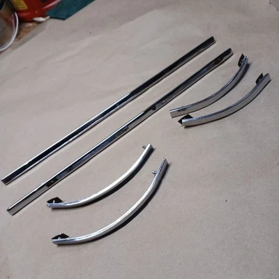 Juego de molduras de esquina de tablero Ford Deluxe 1940 6 piezas panel de instrumentos calibre cromo cupé  Foto 1 de 4