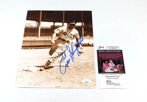 Enos Slaughter Signed 8 x 10 Sepia Photo Cardinals JSA Auto - Picture 1 of 3