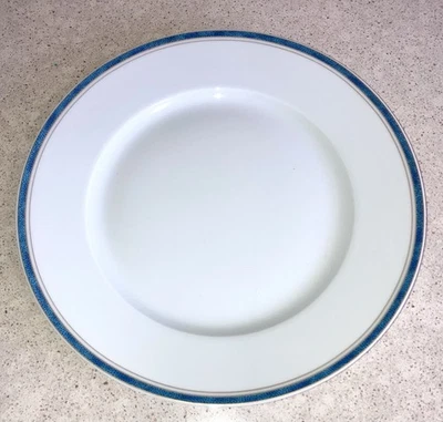 Plato de cena Haviland Limoges Francia “AIR DE PARIS BLUE” - 10-1/4” Foto 1 de 3