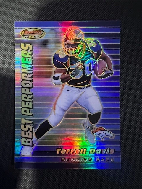 1999 Bowman's Best Refractors Terrell Davis /400 - Image 1 of 3