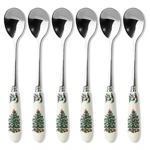 Spode Christmas Tree Tea Spoons Set of 6 - Picture 1 of 1