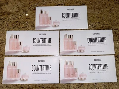 CINCO Juegos BEAUTYCOUNTER Régimen Contratiempo Juegos de Muestra NUEVO Sellado Foto 1 de 2