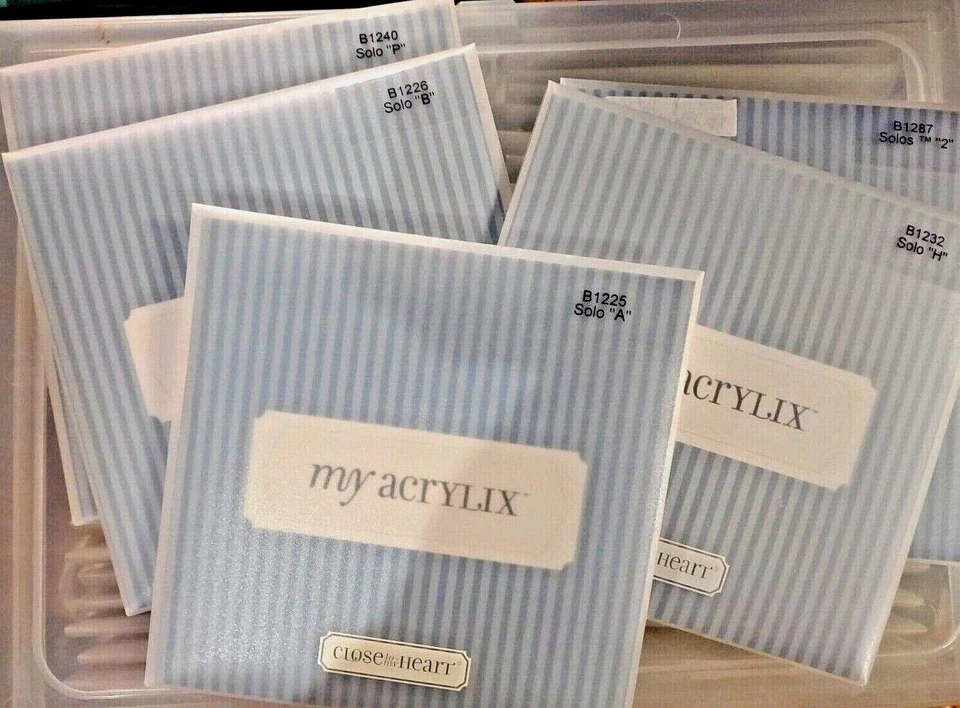 Estampillas de alfabeto y números individuales CTMH Close to my Heart elige tu conjunto Foto 1 de 1