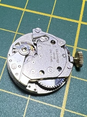 EB 8461 Watch Movement Ultra Rare Roma Watch, Suisse Made. FENDI Strap. Working. Foto 1 de 4