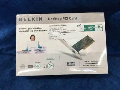 BELKIN Desktop PCI Card 10/100Mbps Ethernet - Image 1 of 2