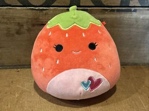 Squishmallows Scarlet Red Strawberry Valentines Day Hearts Plush - Picture 1 of 5