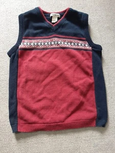 Aeropostale Boys Sweater Size Medium M Sleeveless Red - Picture 1 of 3