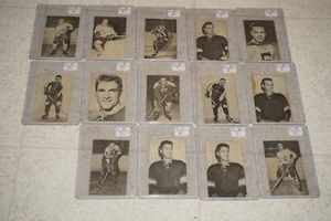 1952-53 St. Lawrence Sales QSHL Lot of 14 Low grade cards - Picture 1 of 16