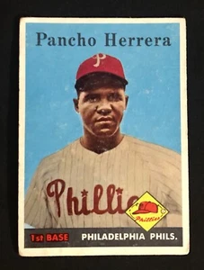 1958 TOPPS #433 PANCHO HERRERA ORIGINAL BASEBALL CARD COLLECTIBLE - Picture 1 of 3
