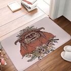 Labyrinth Jareth Film Bath Mat Flower Crown Ludo Doormat Flannel Carpet Rug