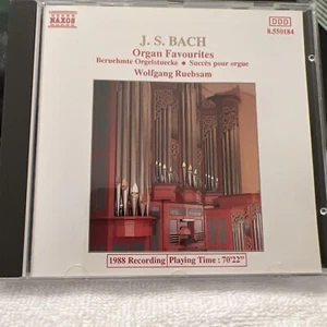 Organ Works by J.S. Bach (CD, 1991) Naxos, Rubesam Flentrop Organ - Picture 1 of 5