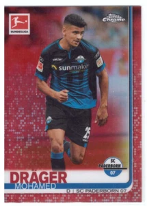2019-20 Topps Chrome Bundesliga Red Refractor Mohamed Dräger /10 SC Paderborn - Bild 1 von 1