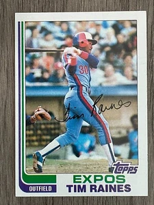 1982 Topps #70 Tim Raines - Montreal Expos - Picture 1 of 2
