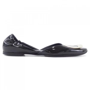 Ballerine da donna ROGER VIVIER taglia 35 in pelle verniciata colore nero - Foto 1 di 6