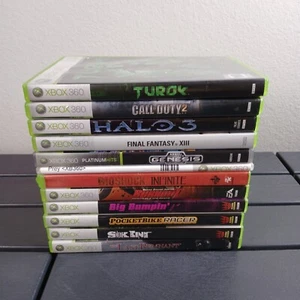 SET XBOX 360 VIDEOSPIELE / 12 VORBESITZTE Halo FF Bioshock Turok COD - VG1 - Bild 1 von 17