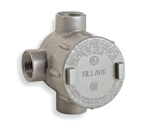 Hubbell Killark GECXT-3M Mall. Iron Conduit Outlet Body 1" X-Type