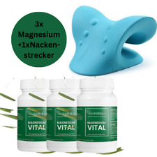 180X  Vitamin K2 + Magnesium Vital Kapseln + Nackenstrecker-hochdosiert - VEGAN