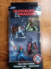 Dungeons & Dragons Nanofigs Collectibles Die-Cast Toy Figures - Set of 4