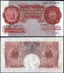 ENGLAND 10 SHILLINGS BEALE (B265) --C GEF - Bild 1 von 1
