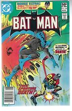 BATMAN #338 DC COMICS 1981 NEWSSTAND 9.0 VF/NM JIM APARO ART!